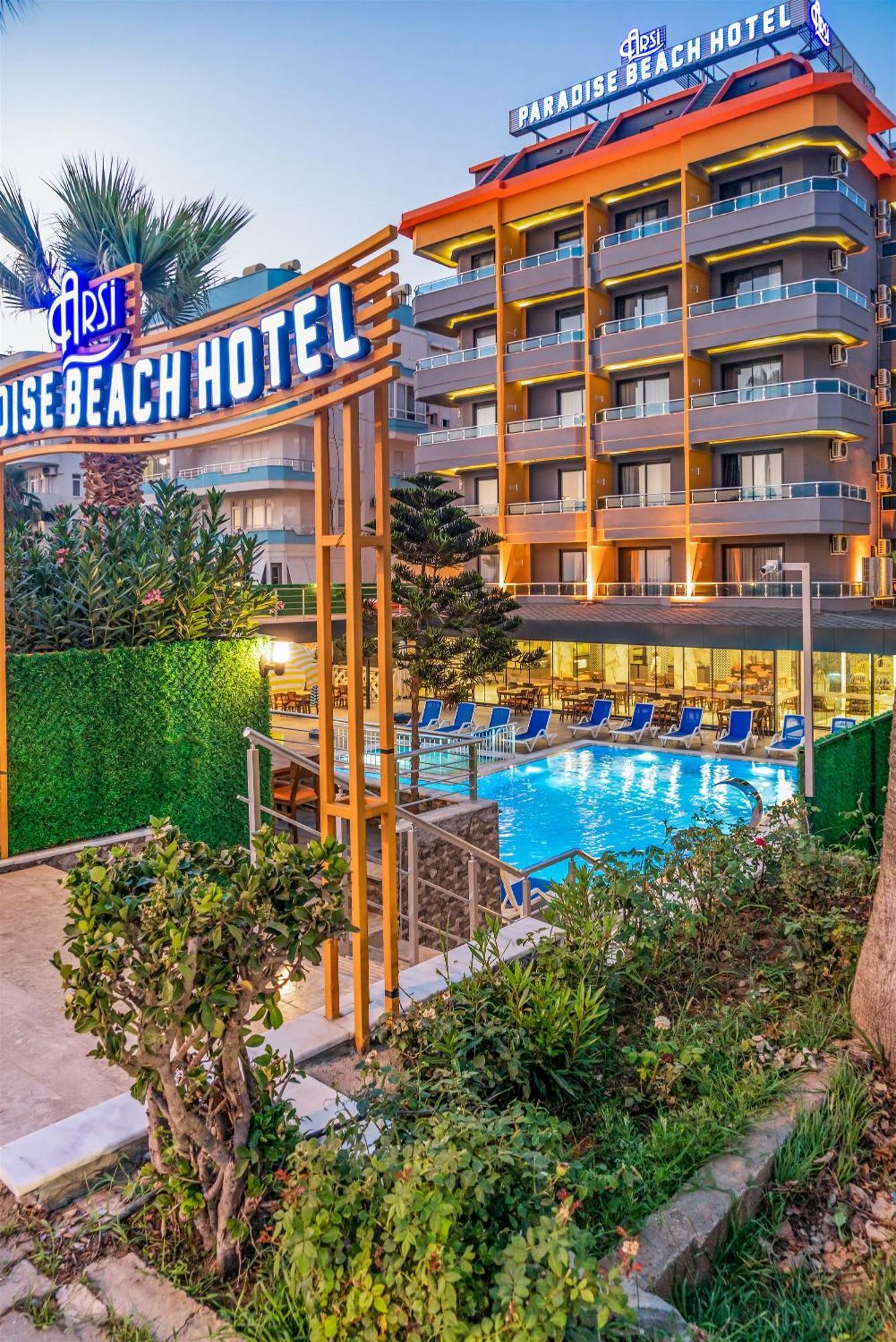 Arsi Paradise Beach Hotel ألانيا المظهر الخارجي الصورة